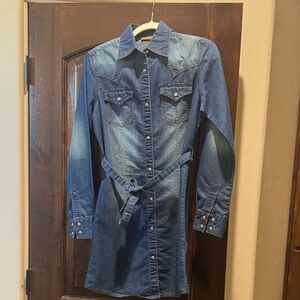 Wrangler Denim Button-Up Dress